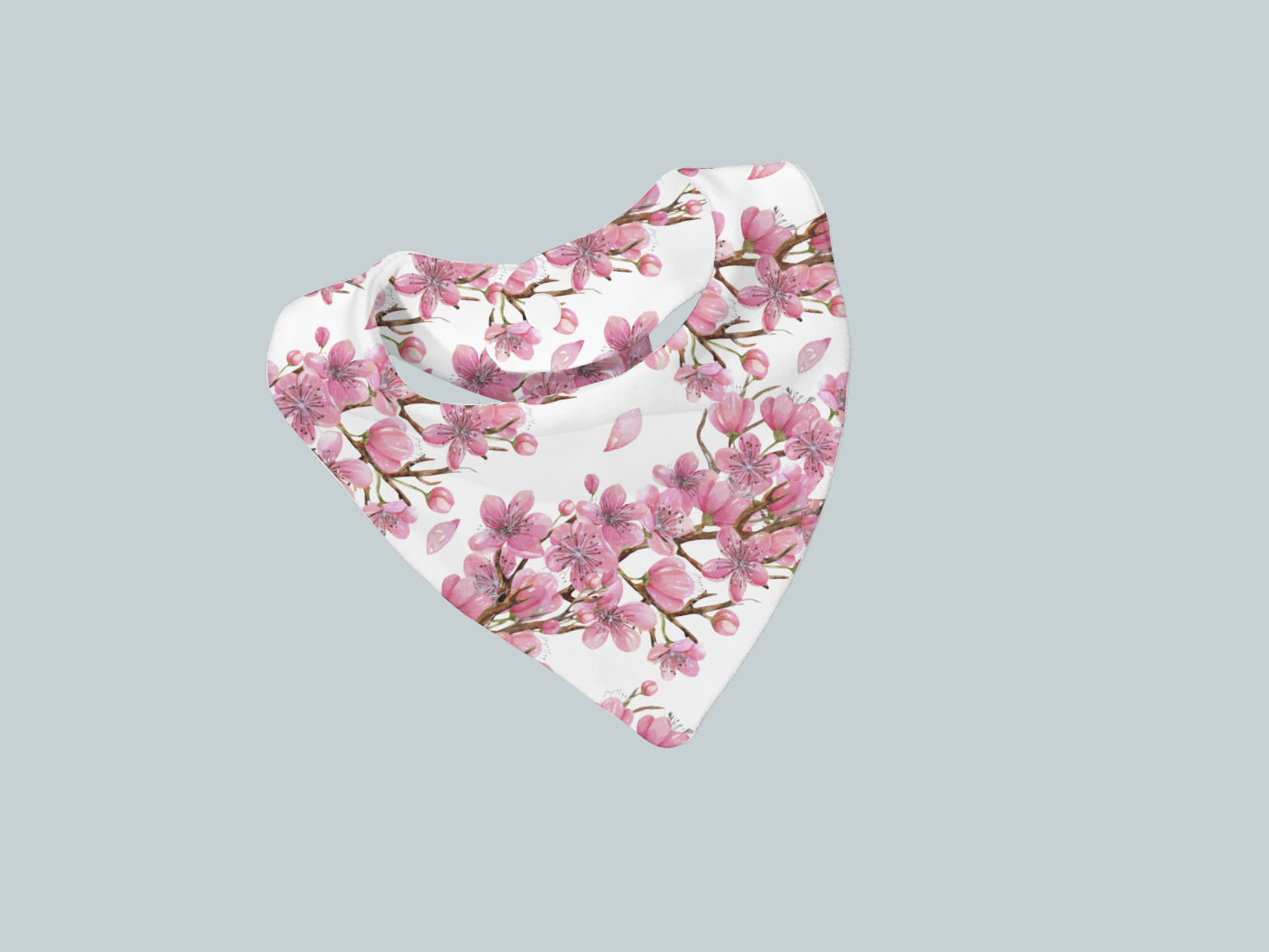 Bib Scarf - Cherry Blossoms