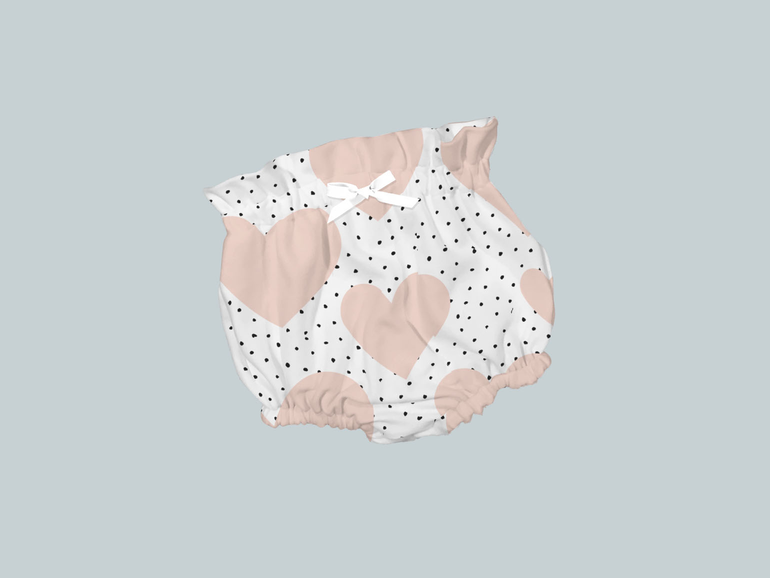 Bummies/High Waisted Bloomers - Hearts and Dots