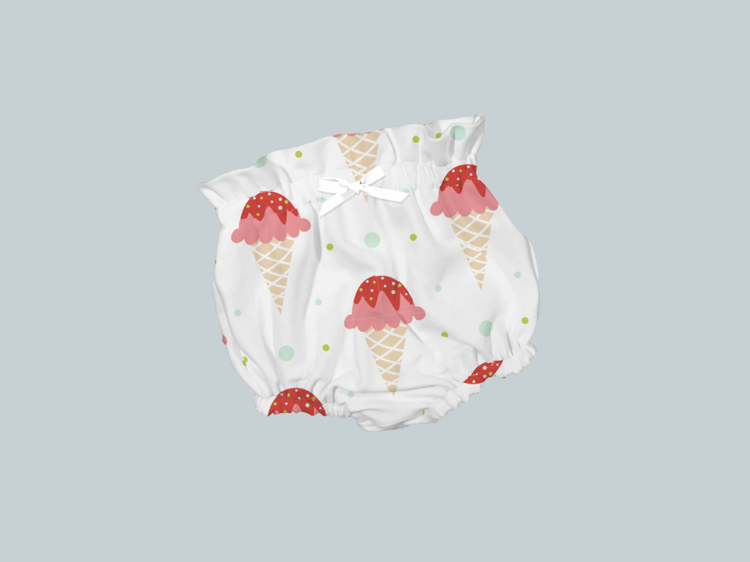 Bummies/High Waisted Bloomers - Ice Cream Surprise