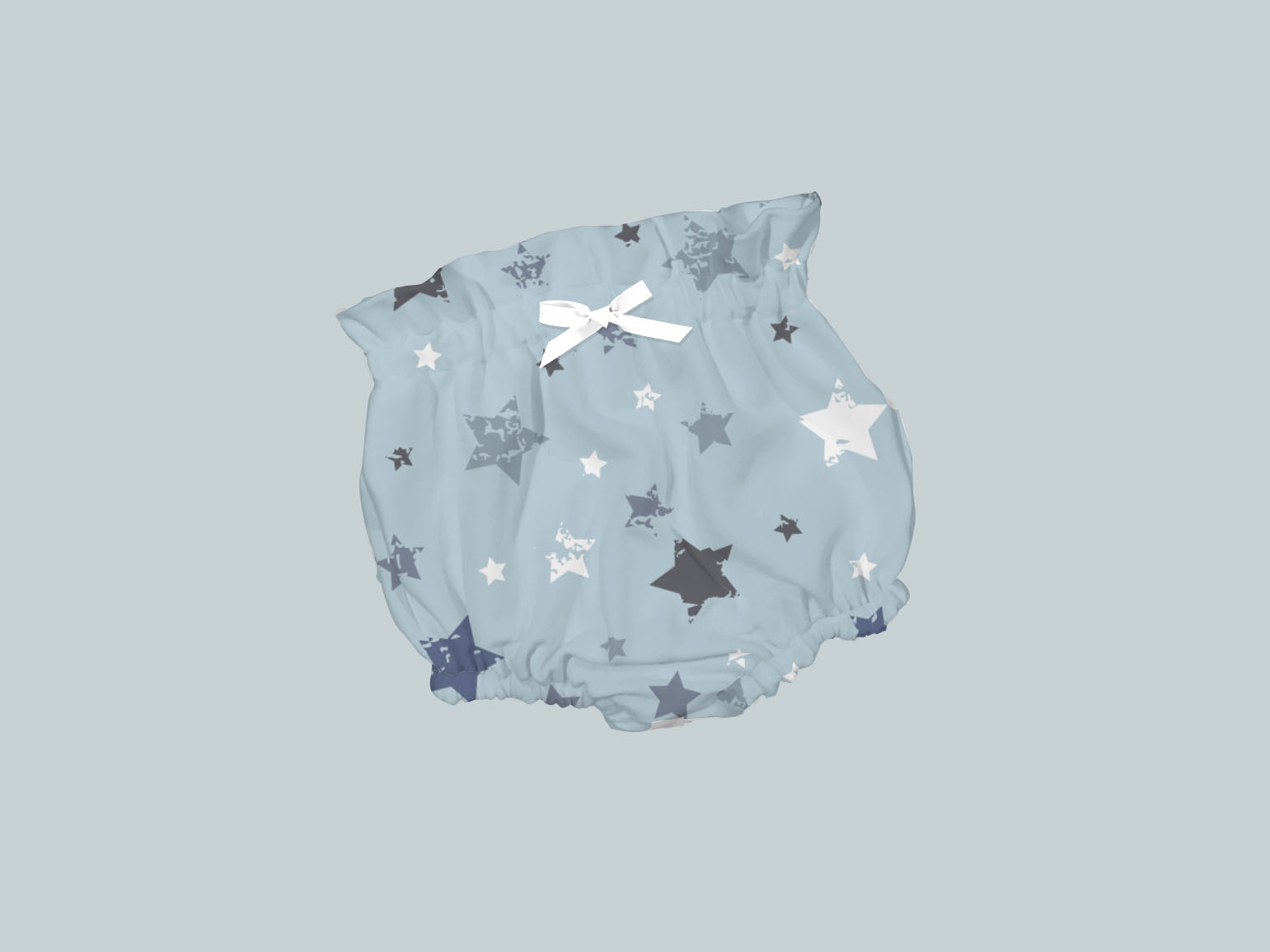 Bummies/High Waisted Bloomers - Blue  Star Sky