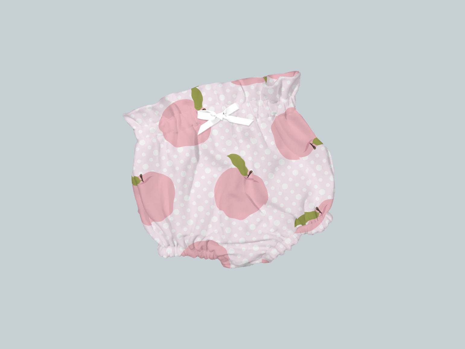 Bummies/High Waisted Bloomers - Pink Apple
