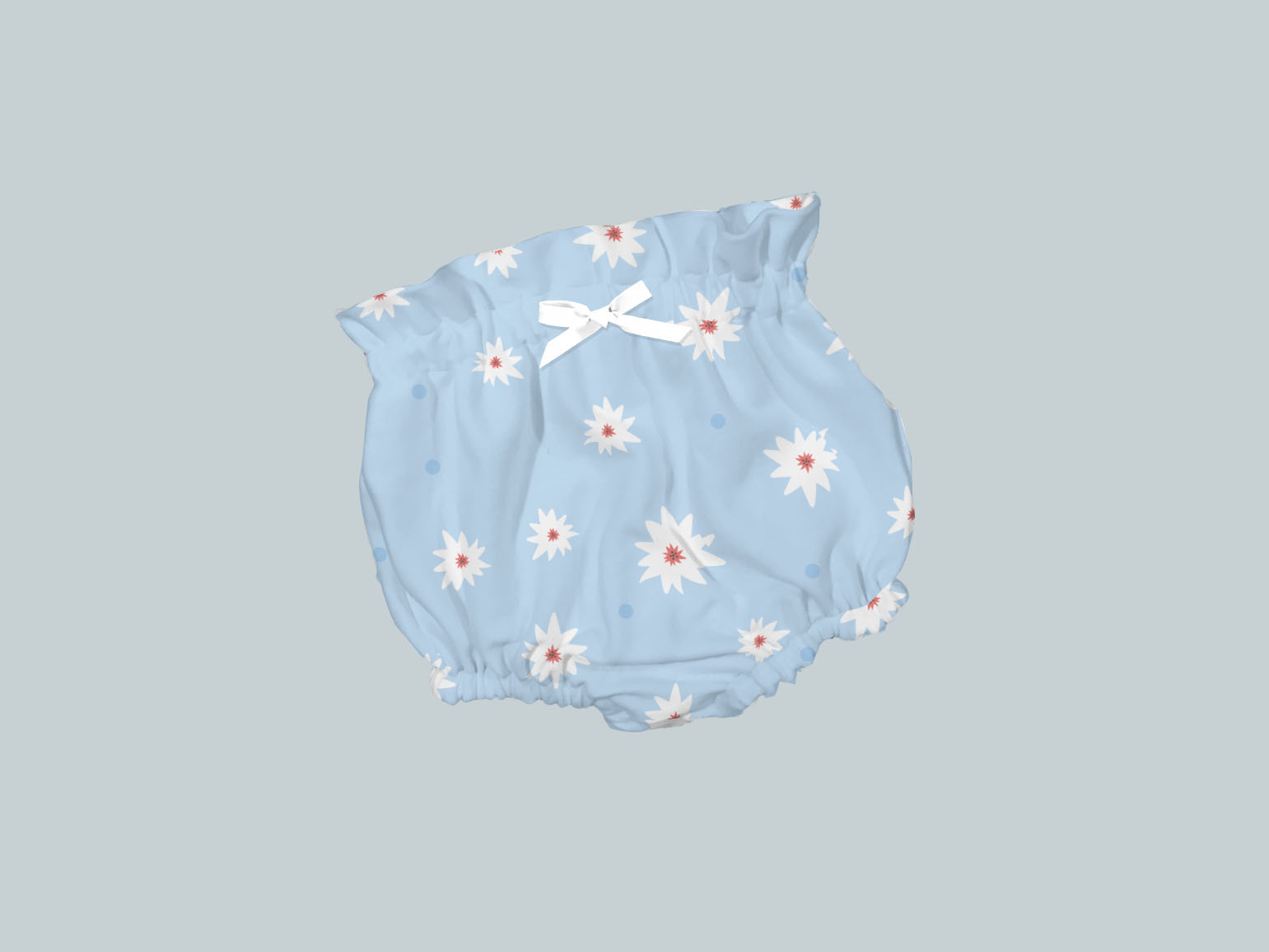 Bummies/High Waisted Bloomers - Blue Daisies