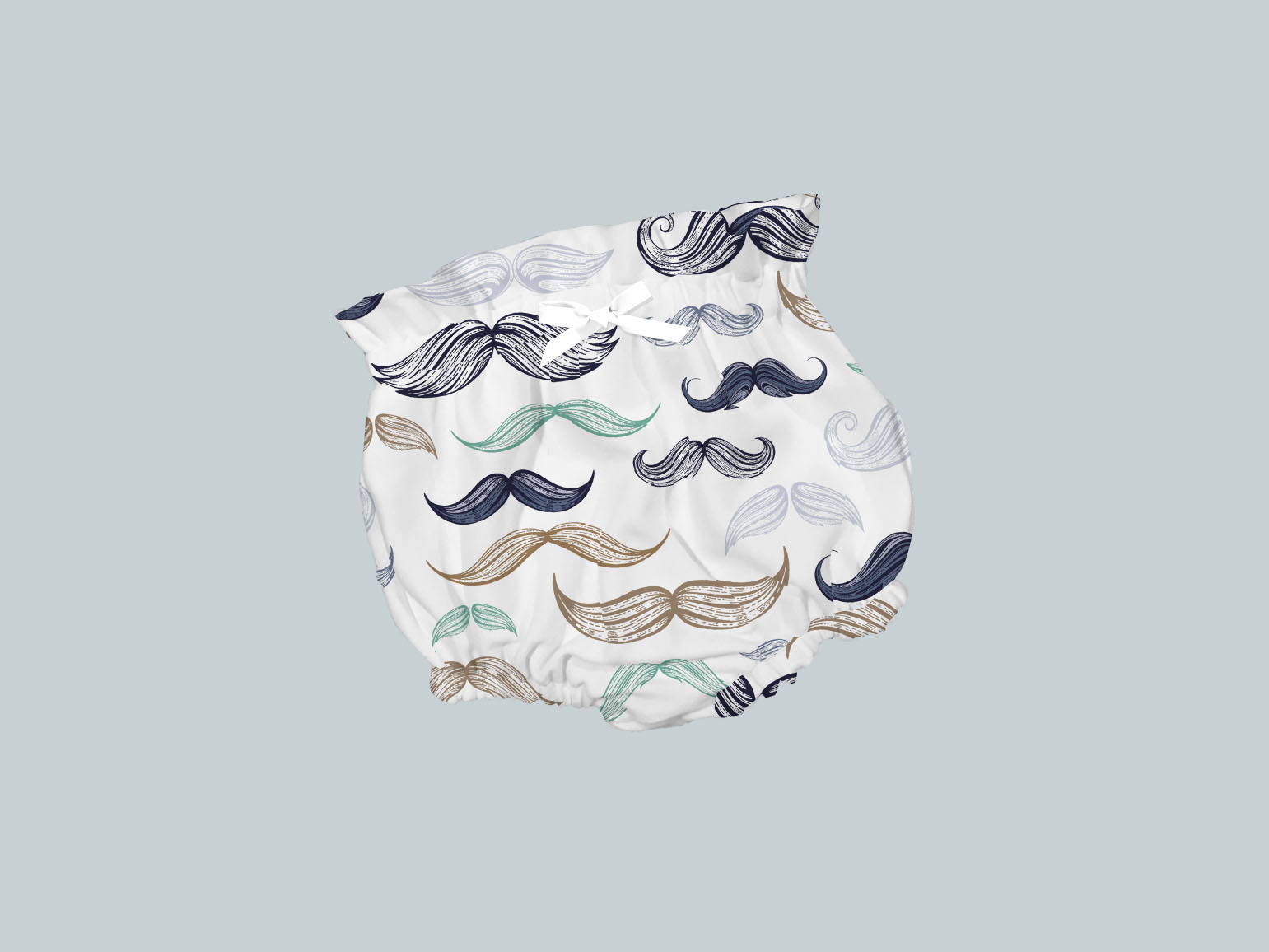Bummies/High Waisted Bloomers - Moustache