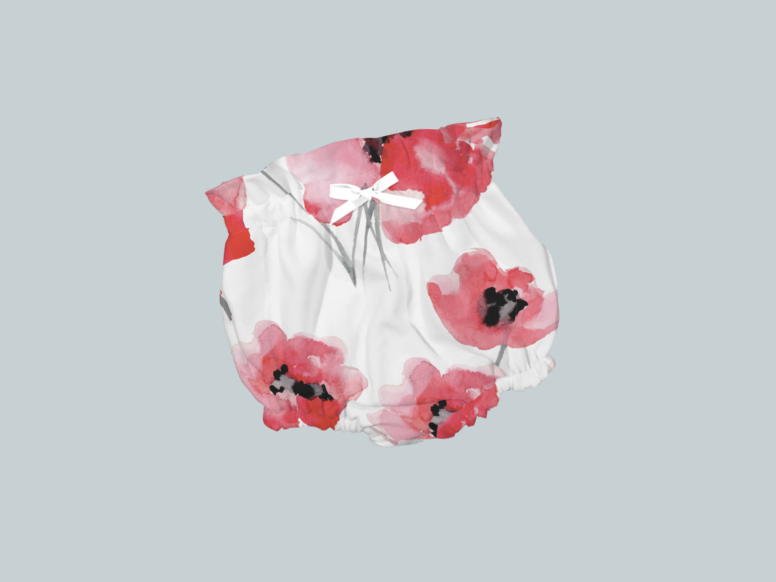 Bummies/High Waisted Bloomers - Watercolor Poppy