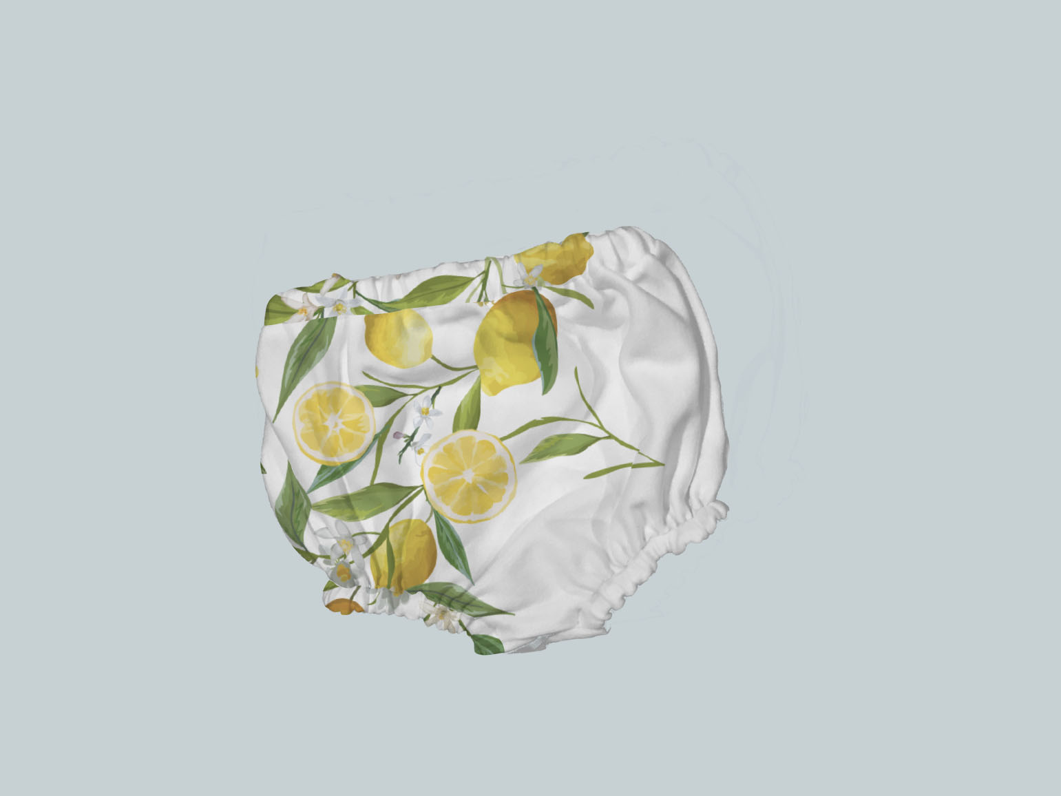 Bummies/Diaper Cover - Lemons Detailed Floral