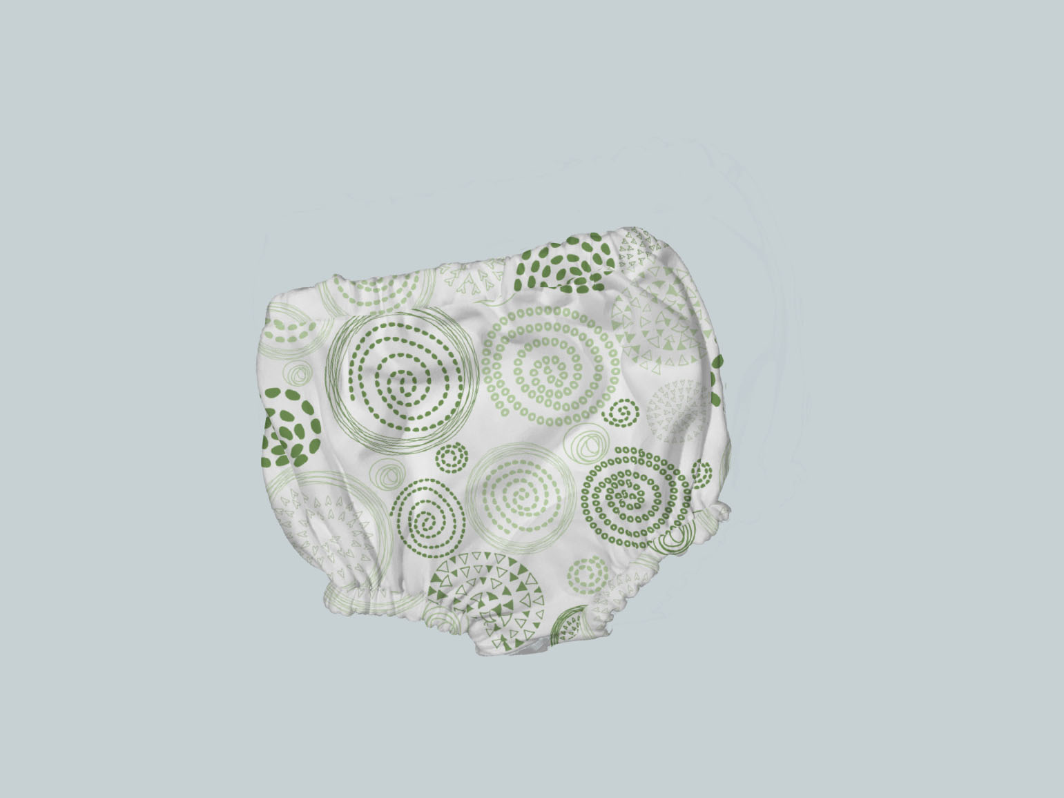 Bummies/Diaper Cover - Swirl Green
