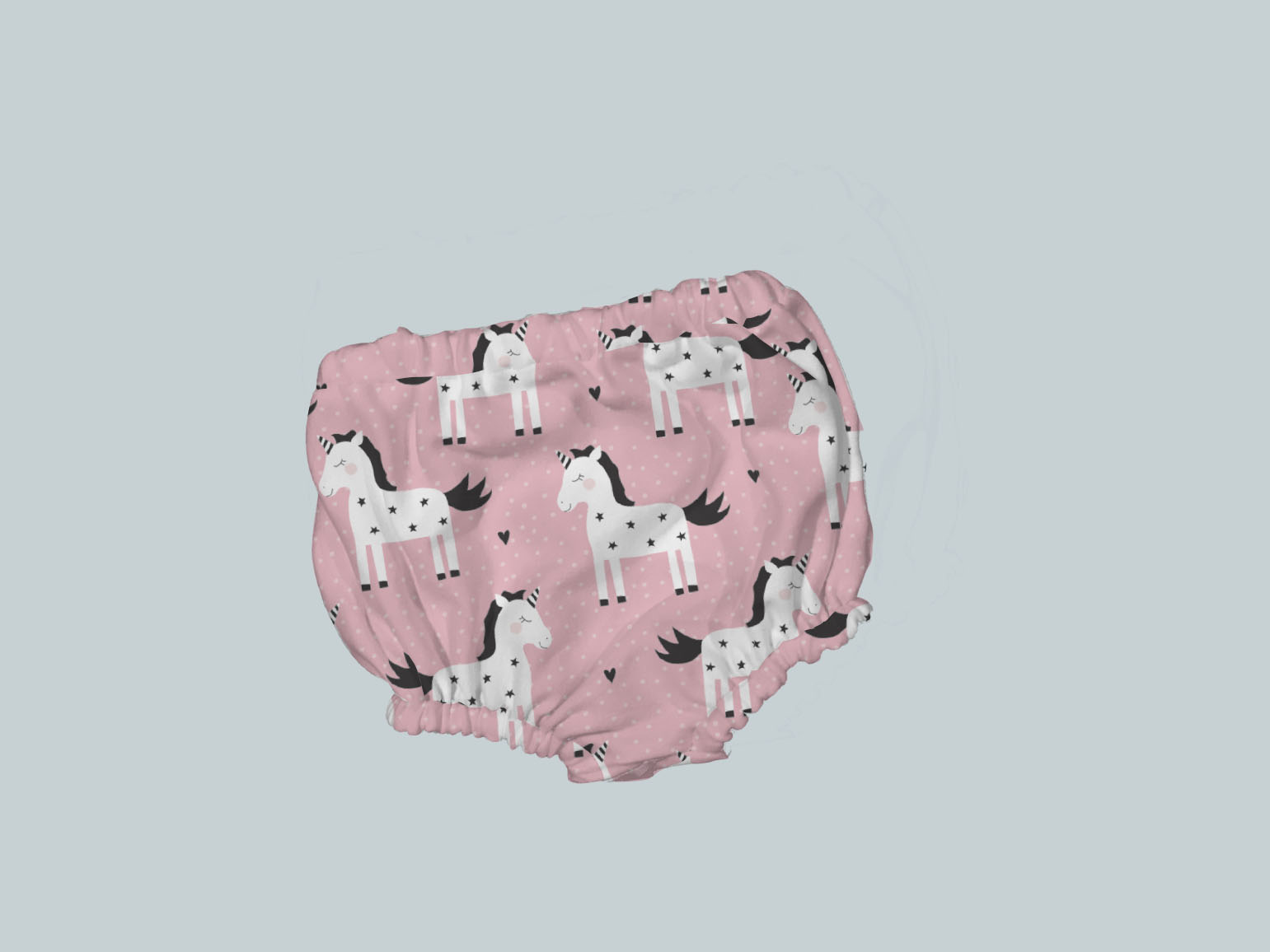 Bummies/Diaper Cover - Unicorns on Pink