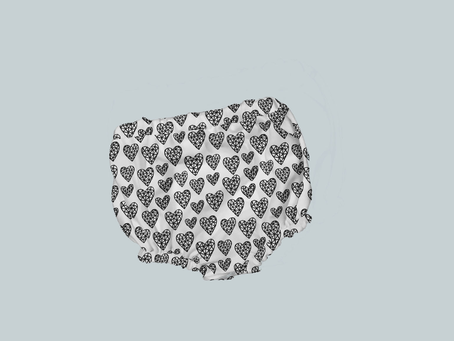 Bummies/Diaper Cover - Sketched Hearts