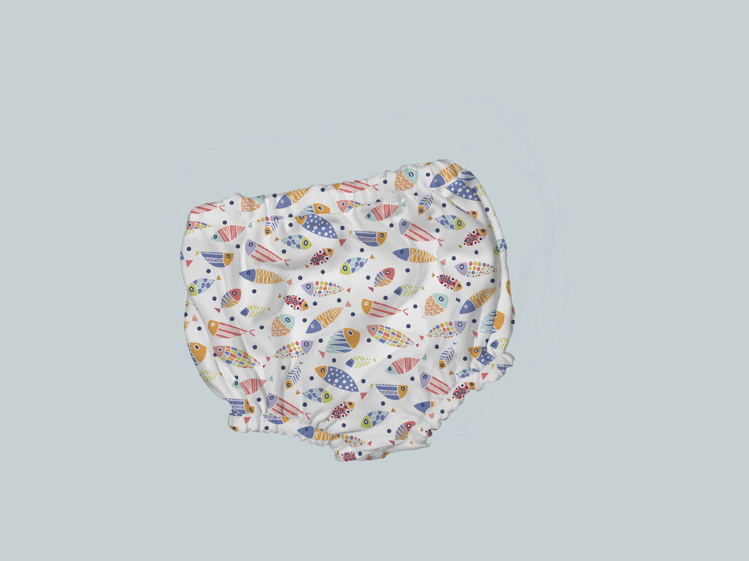 Bummies/Diaper Cover - Bubble Fish