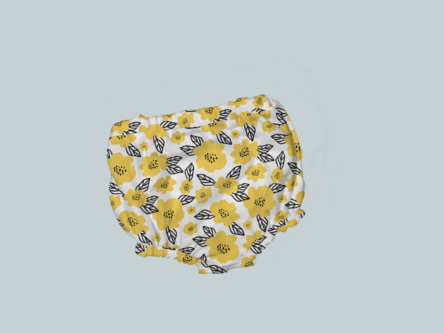 Bummies/Diaper Cover - Yellow Blossoms