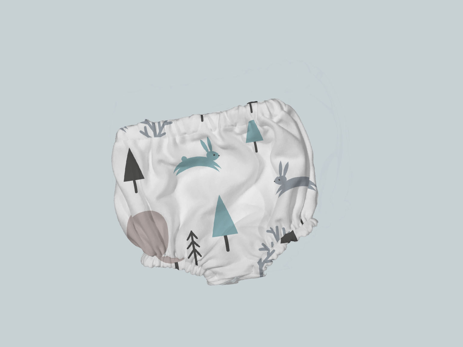 Bummies/Diaper Cover - Forest Bunny