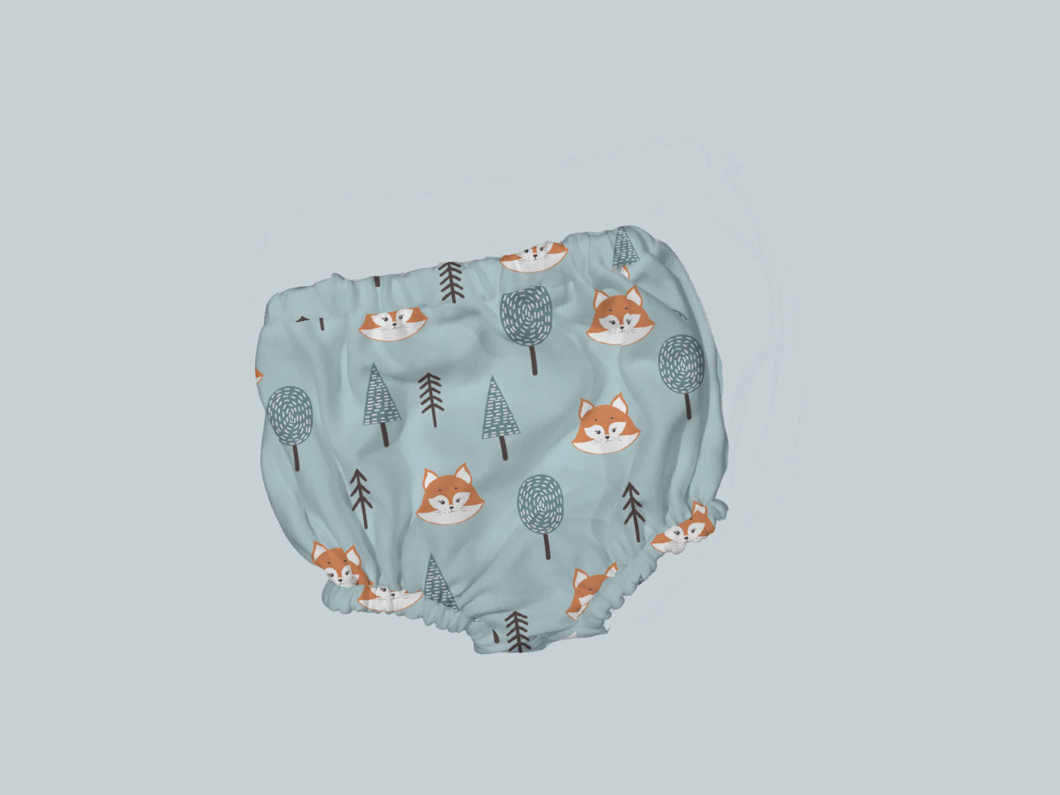 Bummies/Diaper Cover - Fox in Forest