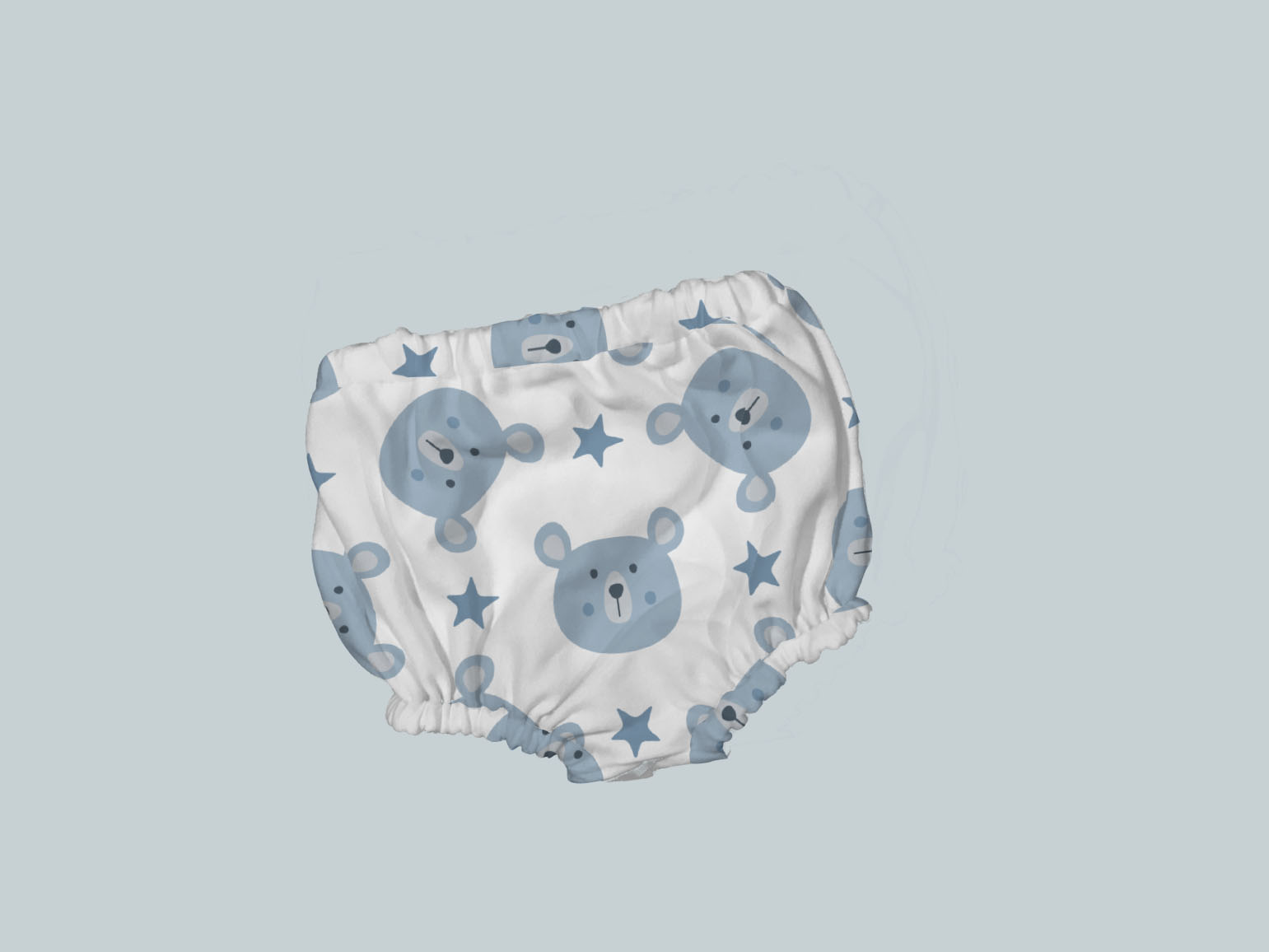 Bummies/Diaper Cover - Happy Blue Bear