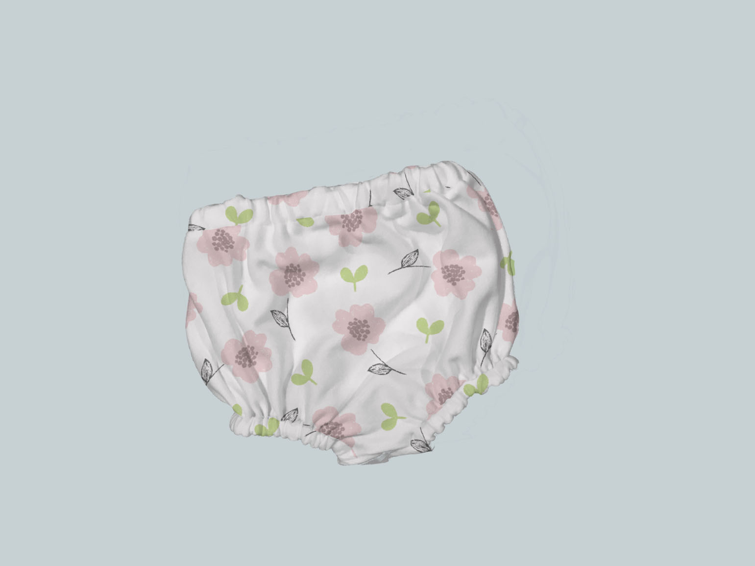 Bummies/Diaper Cover - Dainty Pink Flowers