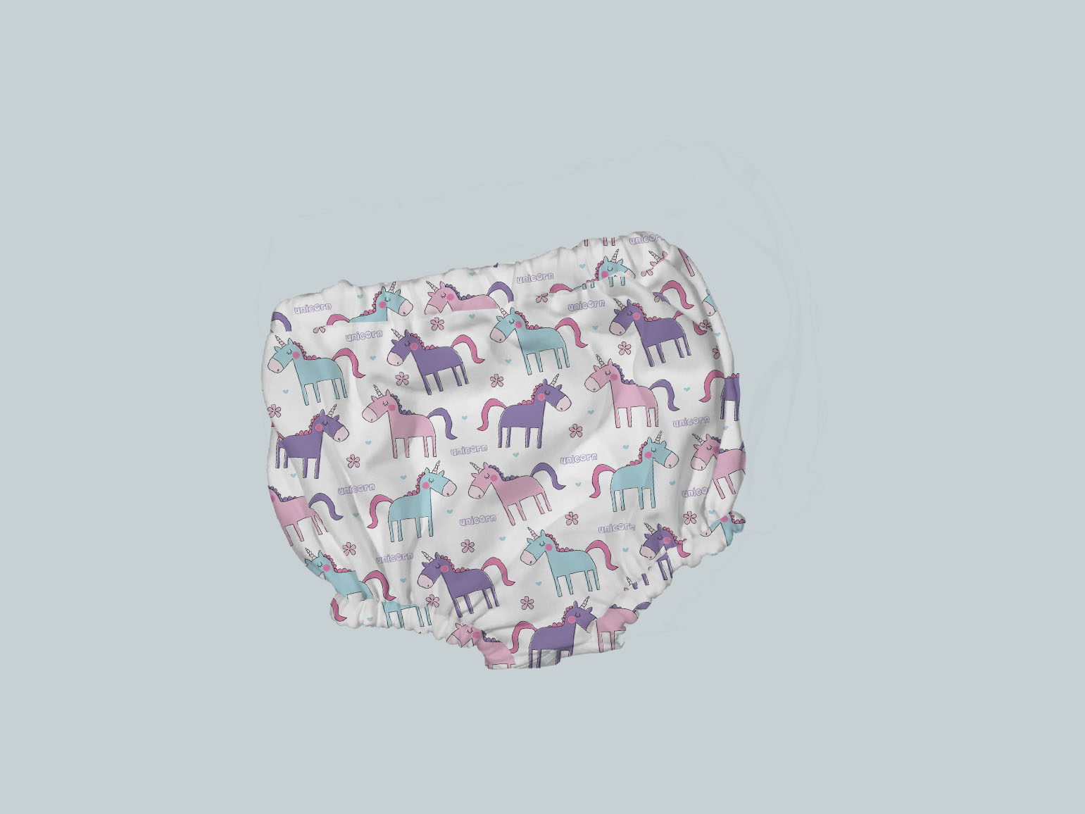 Bummies/Diaper Cover - Happy Unicorns
