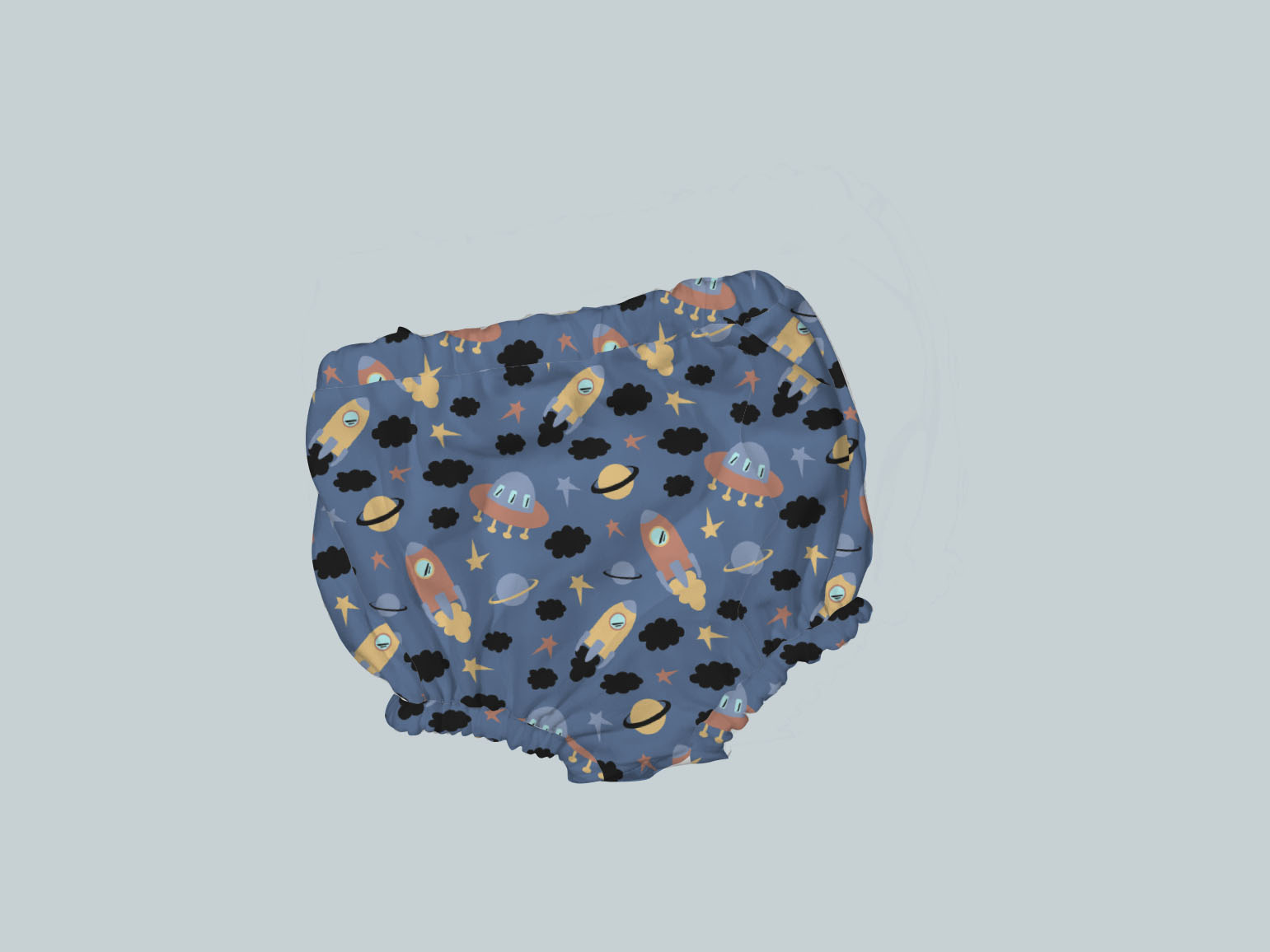Bummies/Diaper Cover - Space Blue