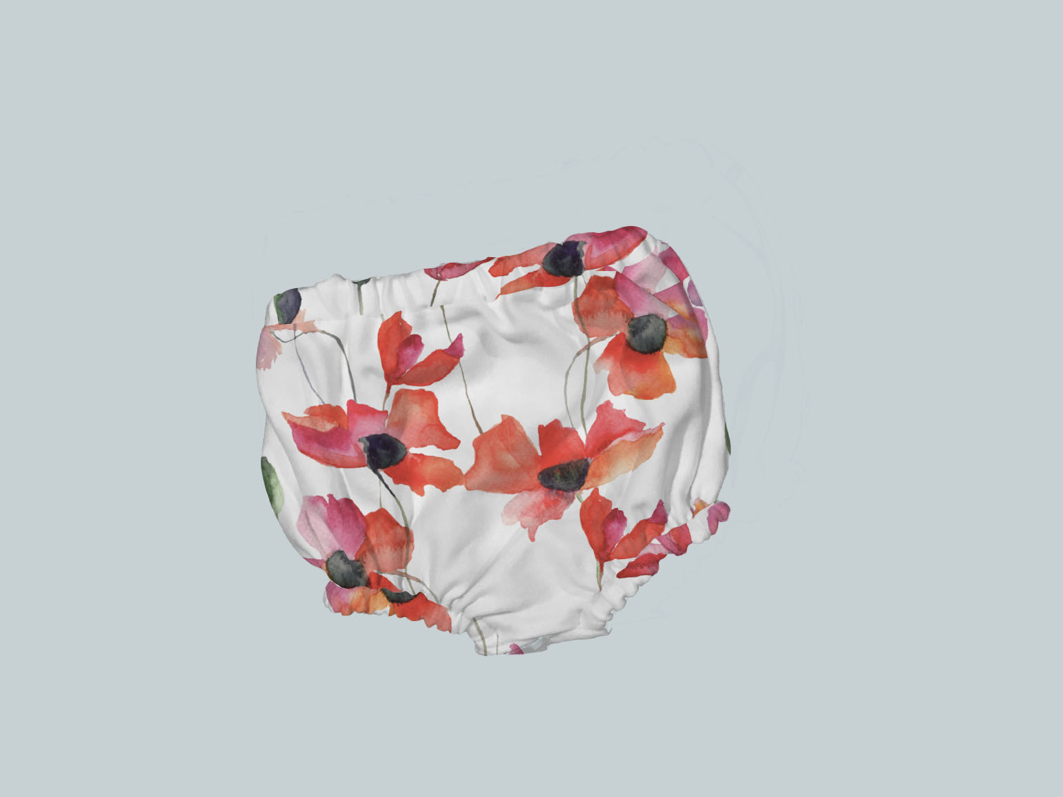 Bummies/Diaper Cover - Soft Red Buds