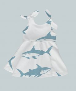 Dress with Shoulder Ties - Sharky