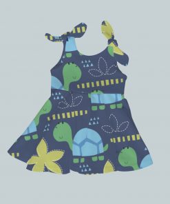 Dress with Shoulder Ties - Turtle Talk