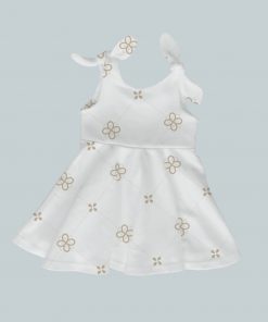 Dress with Shoulder Ties - Dainty Dots