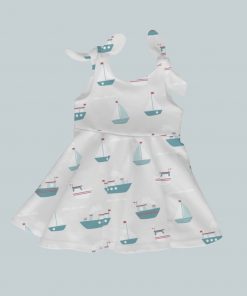 Dress with Shoulder Ties - Big Boat Small Boat