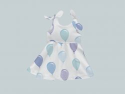 Dress with Shoulder Ties - Balloons