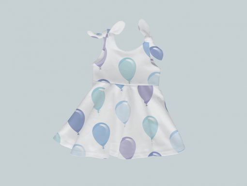 Dress with Shoulder Ties - Balloons