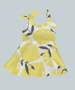 Dress with Shoulder Ties - Big Lemon