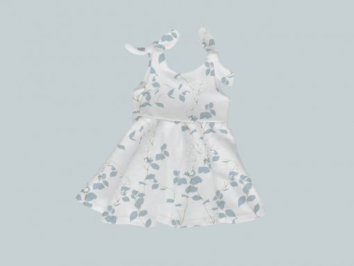 Dress with Shoulder Ties - Bloom Branches