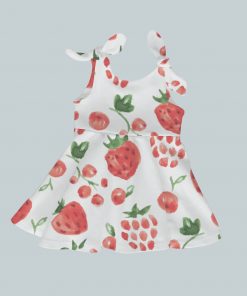 Dress with Shoulder Ties - Double Berry