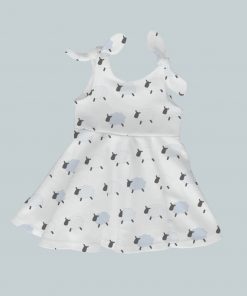Dress with Shoulder Ties - Counting Sheep