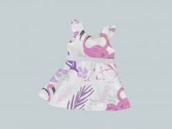 DressTankRuffleRibbon - Flamingos And Flowers