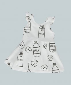 DressTankRuffleRibbon - Milk & Cookies