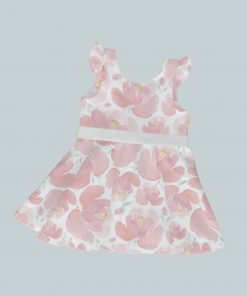 DressTankRuffleRibbon - Pink Petunia