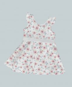 DressTankRuffleRibbon - Pink Baby Blossom