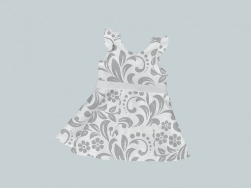 DressTankRuffleRibbon - Simple Gray