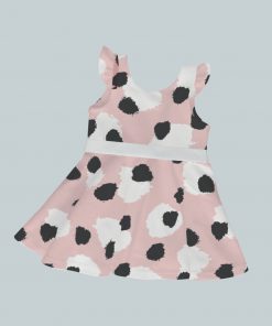 DressTankRuffleRibbon - Pinky Polka Dot