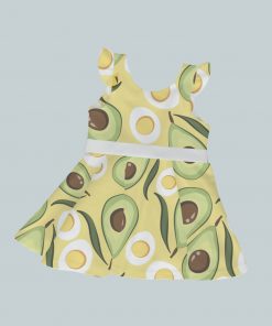 DressTankRuffleRibbon - Avocado
