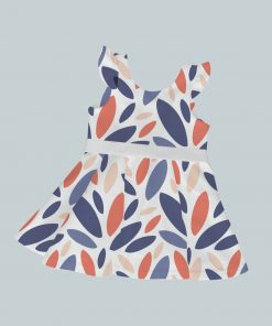 DressTankRuffleRibbon - Petal Pattern