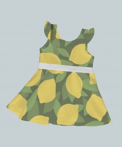 DressTankRuffleRibbon - All Lemon