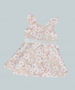 DressTankRuffleRibbon - Peachy Bloom