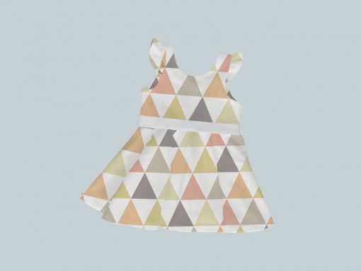 DressTankRuffleRibbon - Triangles