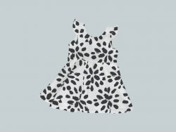 Dress with Ruffled Sleeves - Spotted Dottie
