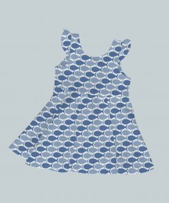 Dress with Ruffled Sleeves - FishFishFish