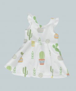 Dress with Ruffled Sleeves - Cactus Collection