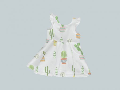Dress with Ruffled Sleeves - Cactus Collection