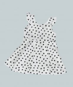 Dress with Ruffled Sleeves - Dotted