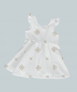 Dress with Ruffled Sleeves - Dainty Dots
