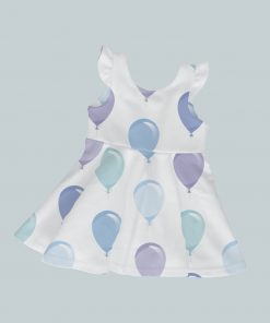 Dress with Ruffled Sleeves - Balloons