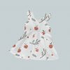 Dress with Ruffled Sleeves - Cheery Cherry